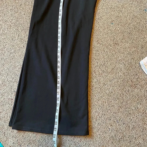 Find me plus Wide Leg Stretch Casual Black Jumpsuit Women Plus Size 1X/3X - Picture 5 of 10